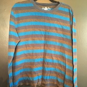 Blue striped tunic